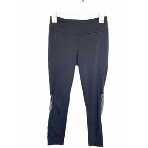 Fila Sports Womens Leggings Sz Small Mesh Activewear Gym Sporty WorkOut Running